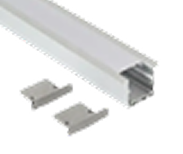 Aluminum Profile for 120v strip 19 x 13 mm  8ft